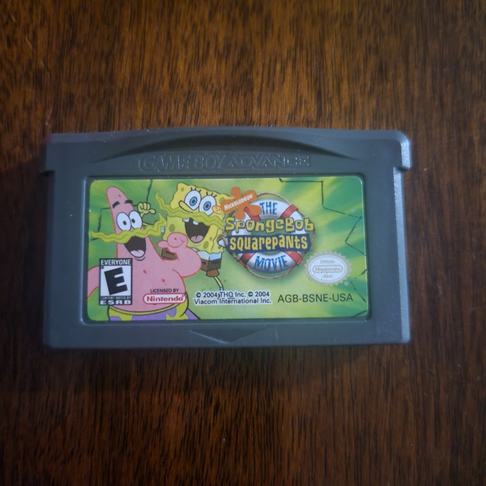 Nintendo Game Boy Advance SpongeBob Game